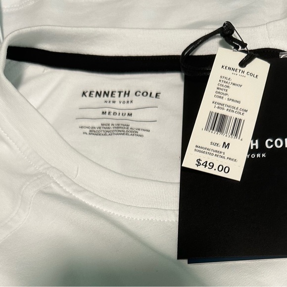 New Kenneth Cole men t-shirts, size medium, cotton - Picture 3 of 4